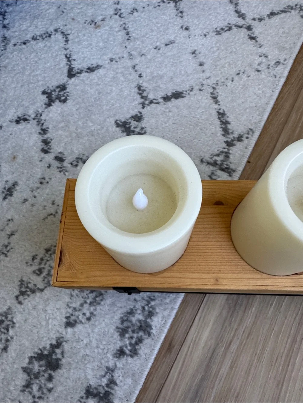 HOMEROOTS 5 FLAMELESS CANDLE ART